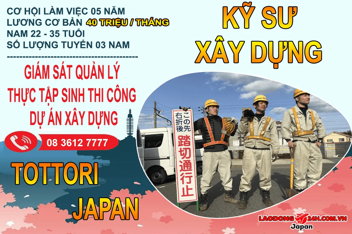 Kỹ Sư Xây Dựng Tottori
